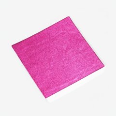 Фольга для конфет обёрточная Розовая 8х8 см 1 шт 264176