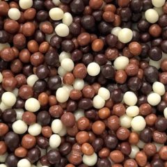 Посыпка кондитерская шоколадные мини-шарики хрустящие CALLEBAUT "MINI CHOCOLATE CRISPEARLS" 425 г CHX-CC-MCRISE0-999