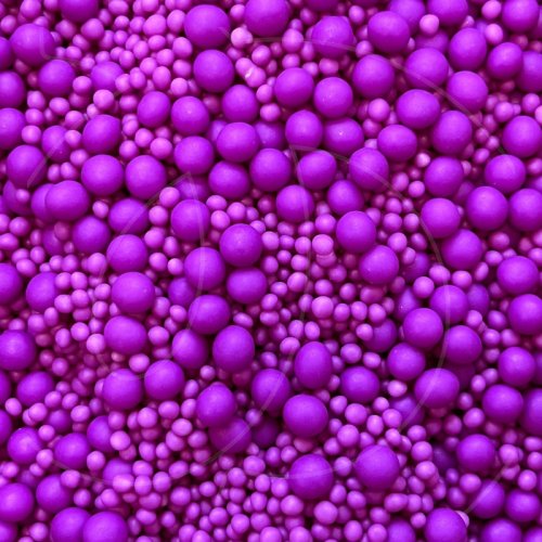 Посыпка кондитерская из дутого риса жемчуг неоновый "Ультрафиолет микс" 50 г 911