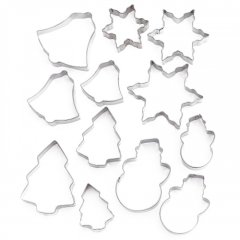 Набор металлических вырубок "Рождество" 12 шт 3602717