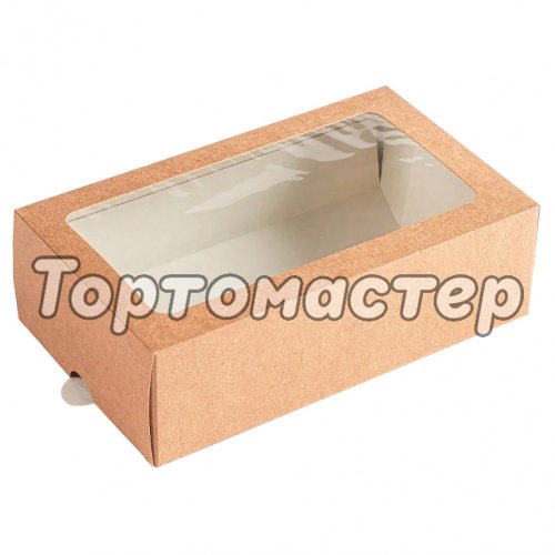 Коробка для макарон крафт 18x11x5,5 см 50 шт OSQ MB 12    