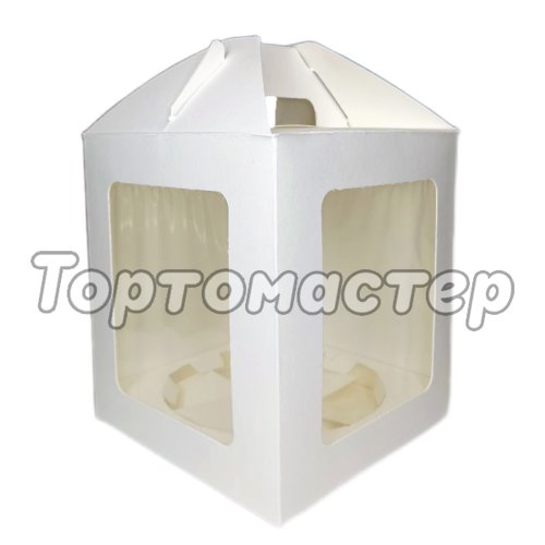 Коробка для кулича с ложементом 16х16х18 см ForG JUMPL II W W 160*160*180 ST