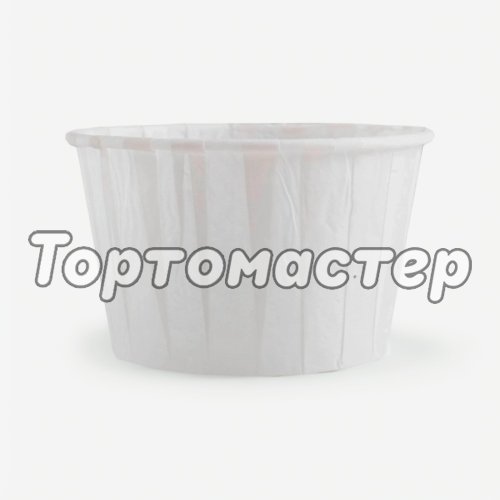 Капсула бумажная с подворотом Белая (без ламинации) D50 H40 1 шт 36676; 7450238