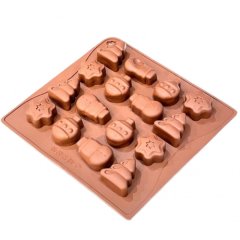 Силиконовая форма для шоколада Новогодние игрушки СФ-151, 379 ₽ Силиконовая форма для шоколада Новогодние игрушки СФ-151