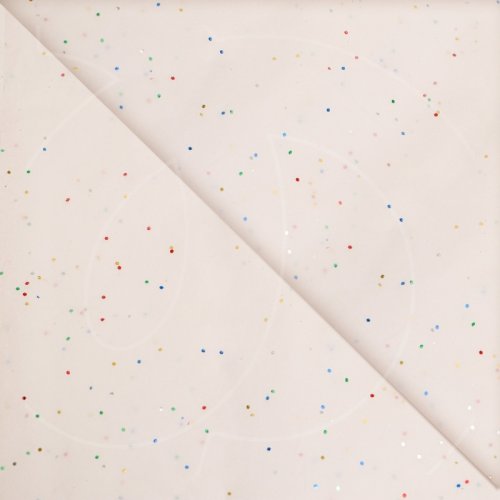 Бумага упаковочная Тишью "Конфетти" Белая 50х66 см 10 шт 9618335