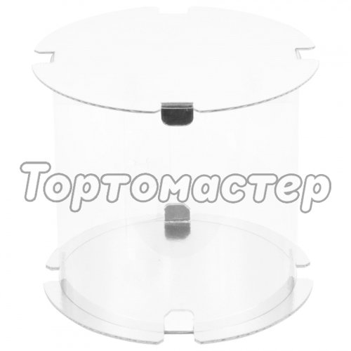 Коробка для торта круглая белая 20х20 см 022510 ф