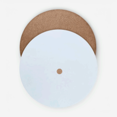 Подложка под торт с отверстием ЛМДФ Белая 6 мм 30 см 