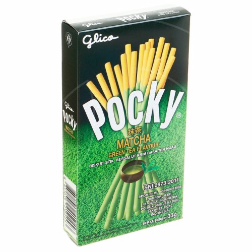 Печенье-палочки Pocky Зелёный чай в белом шоколаде 33 г 4387882