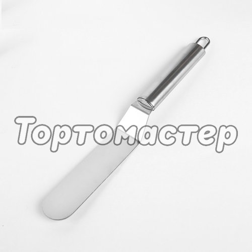 Лопатка (спатула) изогнутая с металлической ручкой 15 см 203653