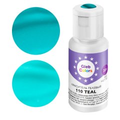 Краситель пищевой гелевый водорастворимый GLEB (CAKE) COLORS 110 Teal 20 г CC110T, 209 ₽ Краситель пищевой гелевый водорастворимый GLEB (CAKE) COLORS 110 Teal 20 г CC110T