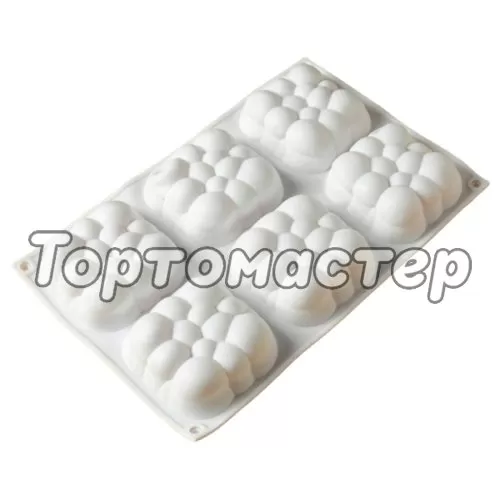 Форма силиконовая "Облака" 6 шт СФ-61, 7721121