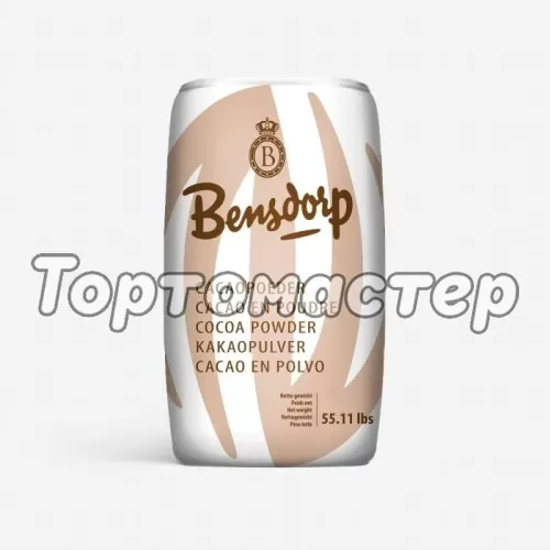 Какао-порошок алкализованный Bensdorp Тёмно-коричневый 22-24% 1 кг 100033-793