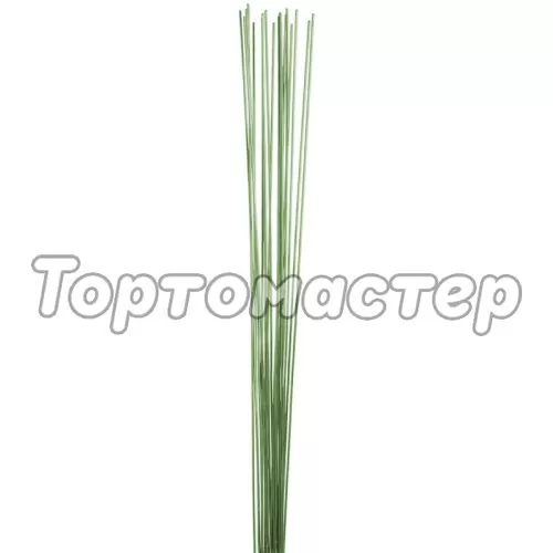 Проволока зелёная 50 шт №28 