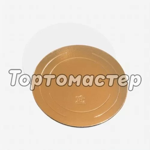 Подложка под торт Золото/Белый 3,2 мм 18 см ForG BASE 3,2 G/P D 180 S