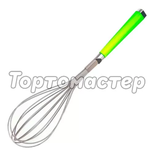 Венчик ручной металлический с пластиковой ручкой 28,5 см 3579125