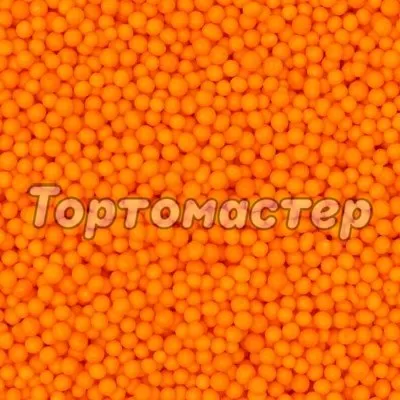 Посыпка кондитерская шарики "Оранжевые" 2 мм 50 г tp19923