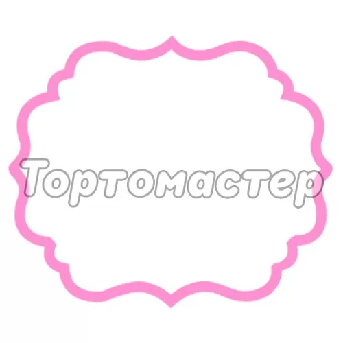 Вырубка пластиковая LUBIMOVA "Рамка" LC-00007652
